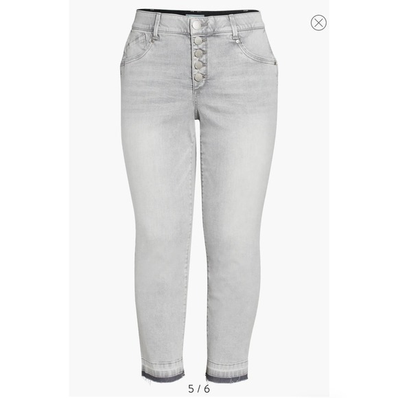 Wit & Wisdom Denim - Wit & Wisdom “AB” SOLUTUON button fly Raw hem jeans